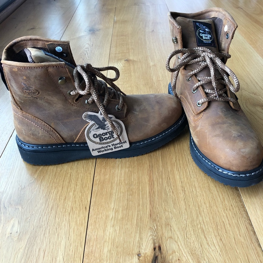 Georgia Boot 6” wedge work boot.